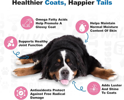Doggie Dailies Suplemento para Piel y Pelaje – Biotina (vitamina B7): conocida por su papel en el mantenimiento de – Image 4