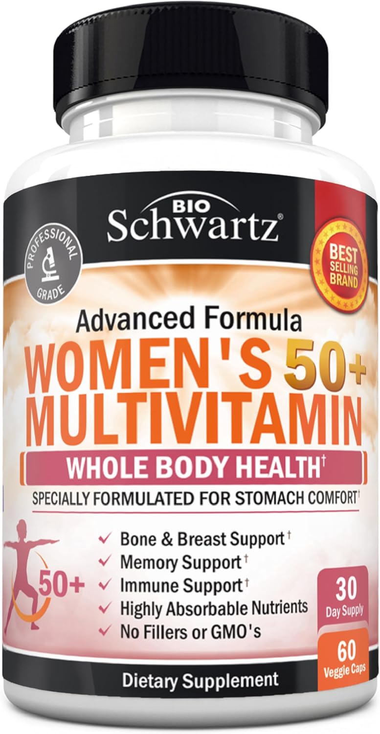 BioSchwartz Multivitamínico Diario para Mujeres 50+ - 60 Cápsulas