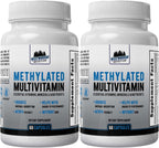 Daily Health Multivitamínico Metilado con 27 Nutrientes y CoQ10, 60 Cápsulas (Pack de 3)