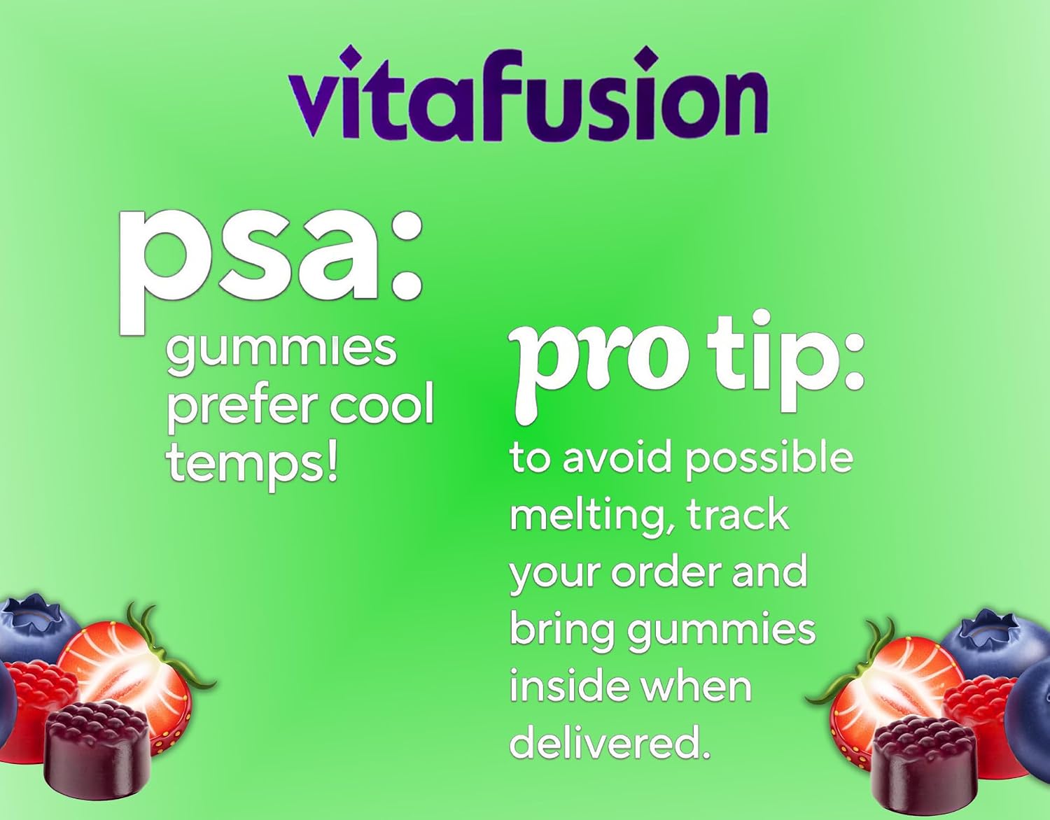 Vitafusion Gominolas Multivitamínicas para Mujeres, 150 unidades