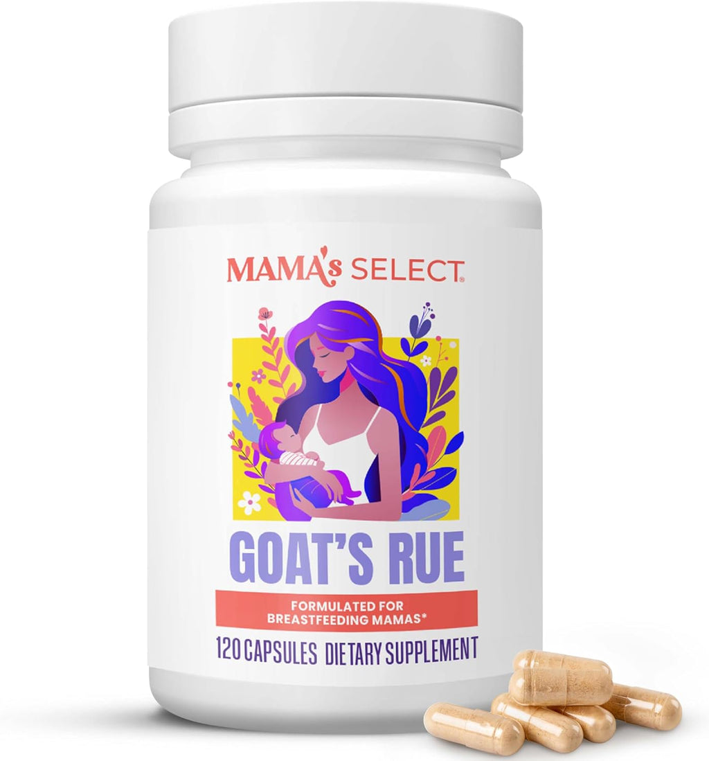 Mama's Select Cápsulas Orgánicas de Goat's Rue para la Producción de Leche Materna - Sin OGM, Vegano, Sin Gluten