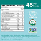SmartyPants Vitaminas Prenatales Orgánicas, Gominolas Multivitamínicas: Biotina, Metilfolato, Omega 3 (ALA), Vitamina D3, C, B12, B6, A, K2 y Zinc, Colina, Vegetariano, 180 unidades (45 días)