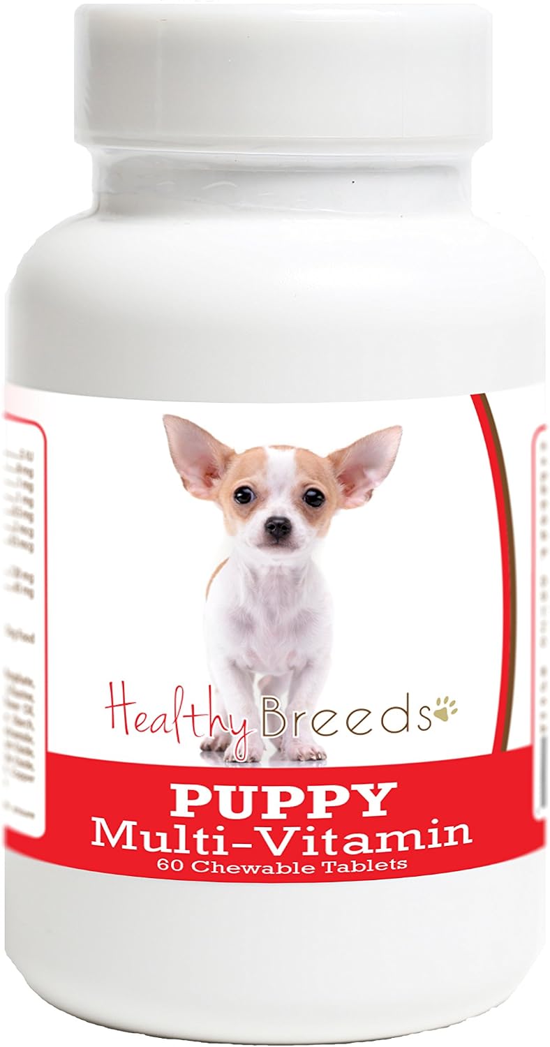 Healthy Breeds Multivitamínico para Cachorros Chihuahua 60 Comprimidos