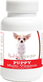 Healthy Breeds Multivitamínico para Cachorros Chihuahua 60 Comprimidos