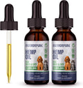 Organic Hemp Oil para Perros y Gatos - Aceite de Cáñamo con Omega 3, 6, 9 - Paquete de 2
