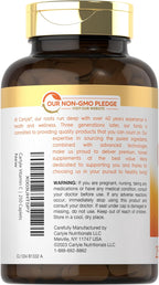 Carlyle Vitamina C 1000mg con Escaramujo y Bioflavonoides Cítricos | 250 Comprimidos Recubiertos | Vegetariano, No-GMO, Sin Gluten