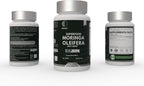 Cápsulas de Moringa Orgánica | Suplemento de Hojas de Moringa para Energía, Metabolismo y Apoyo Inmunitario – 60 Cápsulas