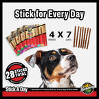 PETBEING Stick a Day para Perros - Snacks Diarios con Sabor a Pollo Real y Apoyo 7 en 1 - 28 unidades