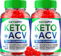 Ketofit ACV Gummies 1000mg - Gominolas Keto con Vinagre de Manzana (2 Paquetes, 120 Gominolas)