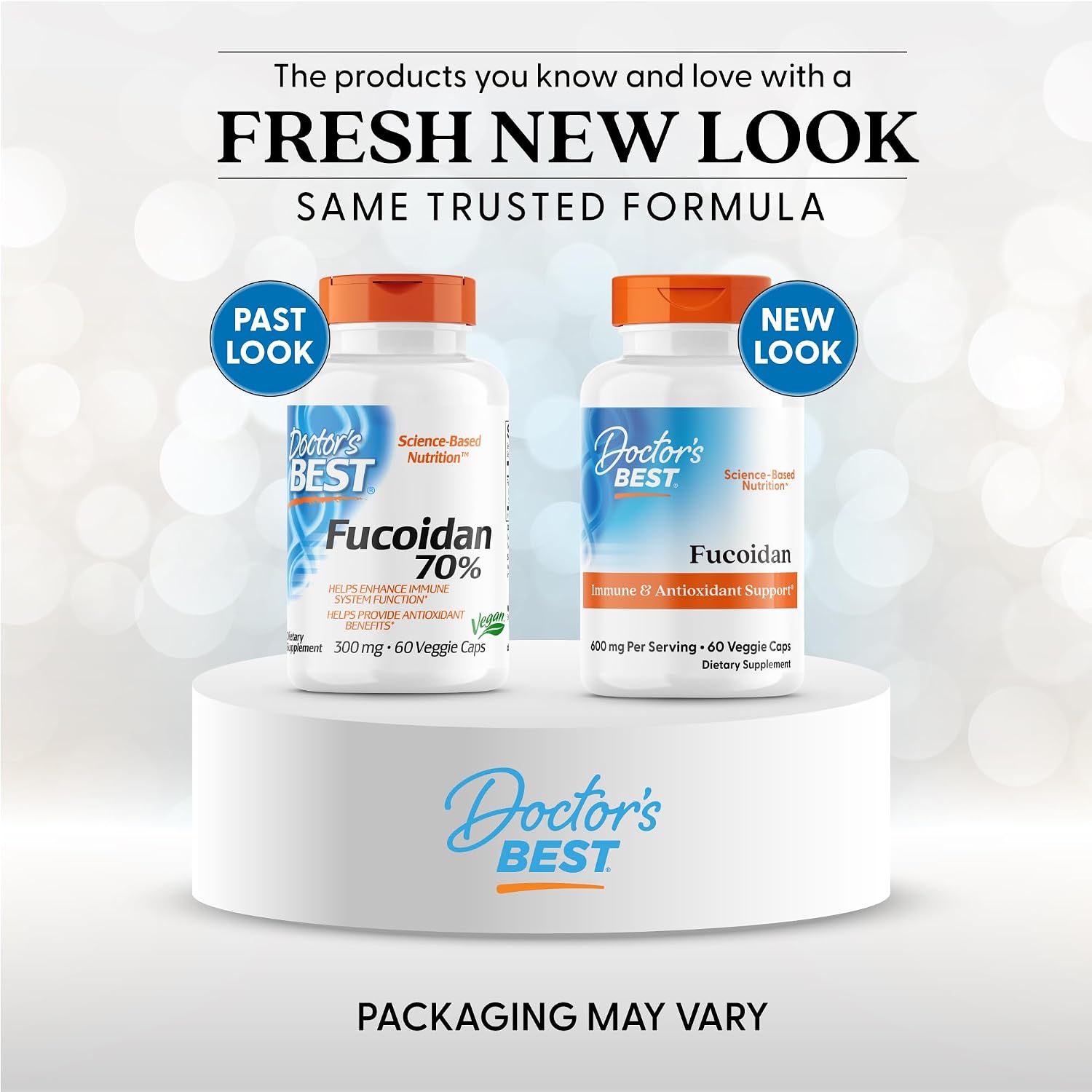 Doctor's Best Fucoidan 70% - 60 Cápsulas Vegetales