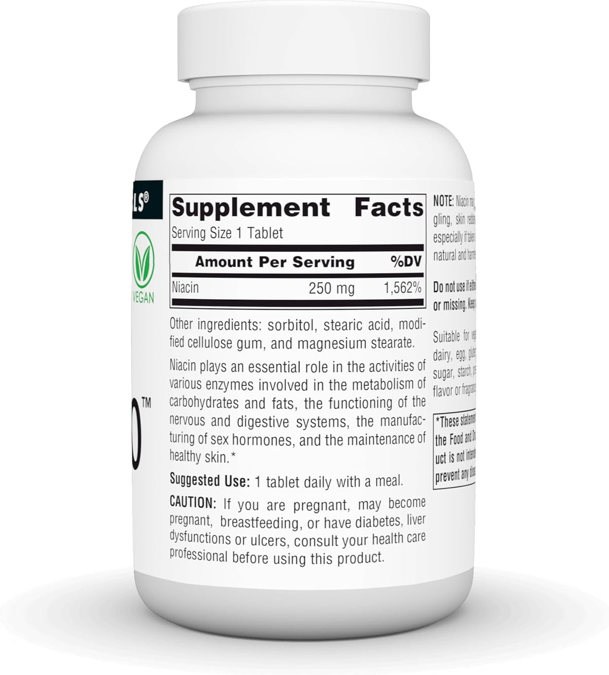 Source Naturals Niacina 250 mg, Vitamina B3 – La niacina contribuye a la función psicológica normal. – Image 3