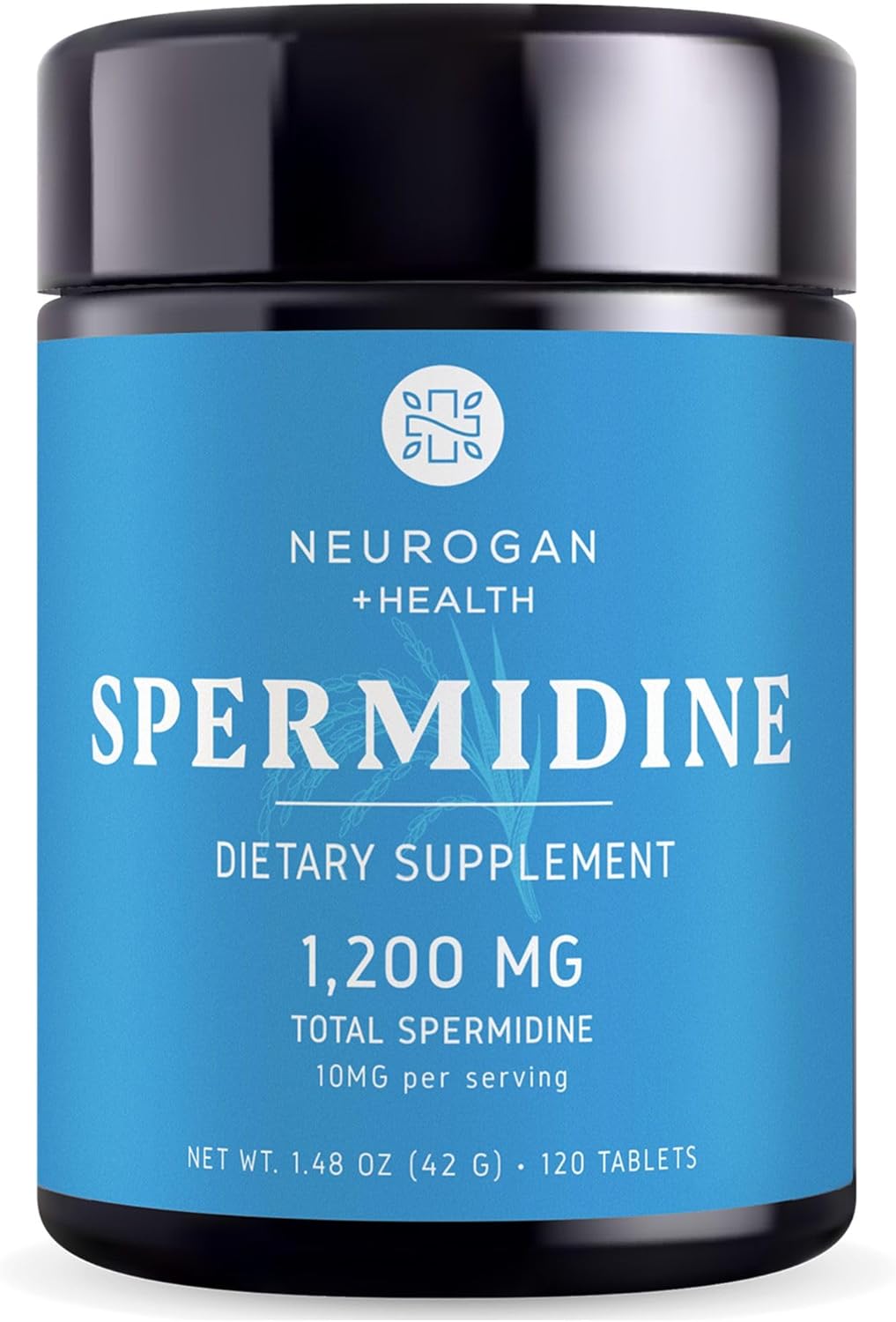 Neurogan Spermidine Supplement - 1200mg - 99% Pureza - 10mg por Porción - 120 Cápsulas