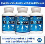 Genex Formulas NAD+ 250mg 60 Cápsulas - Nicotinamida Adenina Dinucleótido