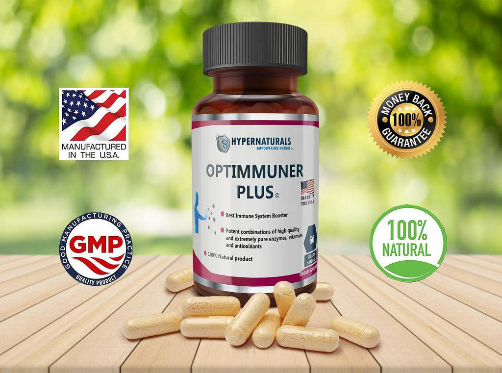 OPTIMMUNER Plus - Complemento alimenticio natural, 60 cápsulas