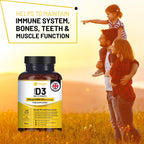 Vitamina D3 4000 UI Alta Potencia - 425 Comprimidos Vegetarianos (14 Meses de Suministro) - Prowise Healthcare