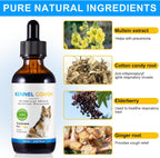 Tratamiento para la Tos en Perros - Gotas para la Tos de las Perreras, 100% Natural, Suplemento para la Tos y Alivio de Alergias, Gotas Herbales para Todas las Razas y Tamaños