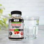 Kaya Naturals Berberina HCL Extract 1200mg - Sistema Inmunológico, Niveles de Glucosa, Salud Intestinal (60 Cápsulas)