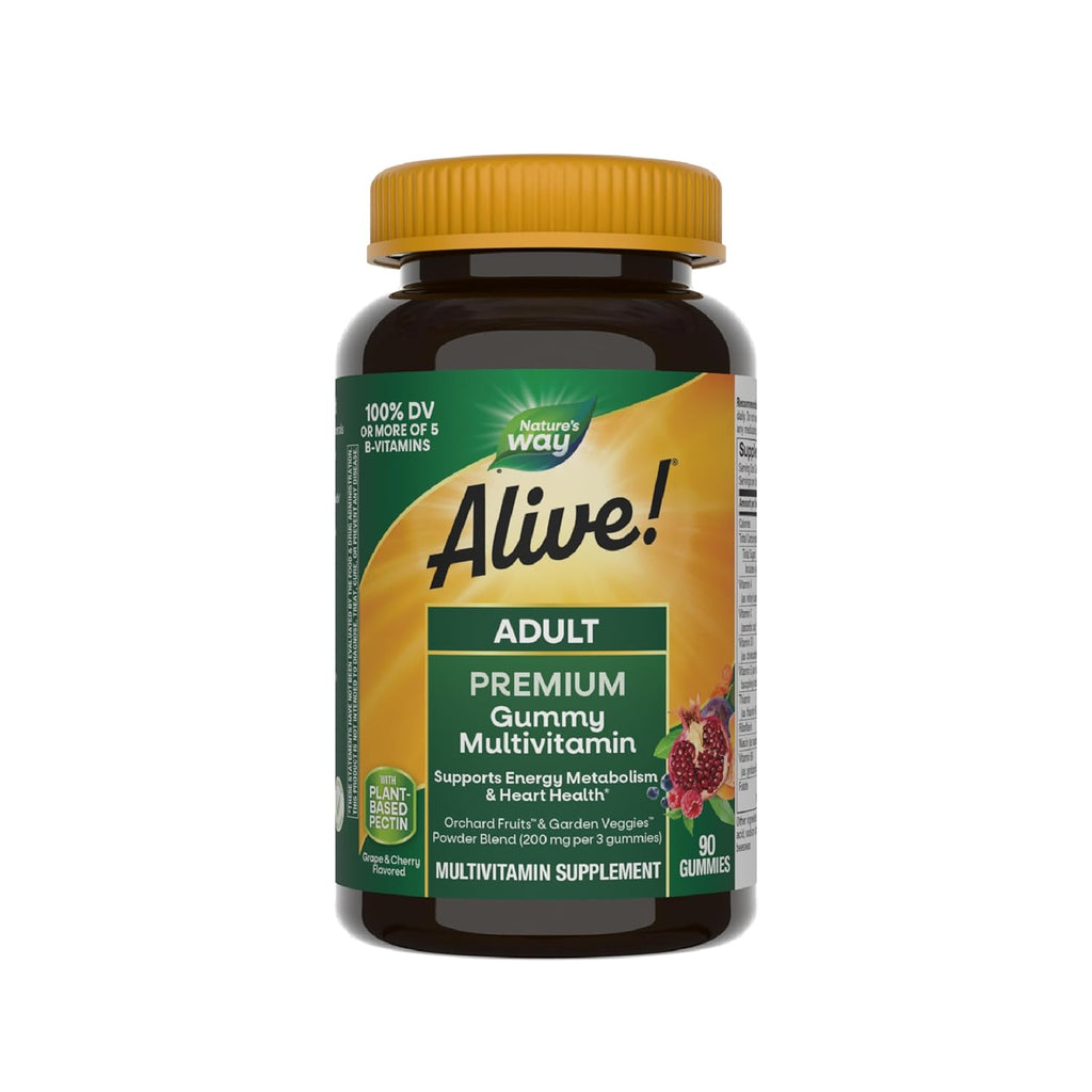 Nature's Way Alive! Multivitamínico Premium en Gominolas para Adultos, 90 Gomas