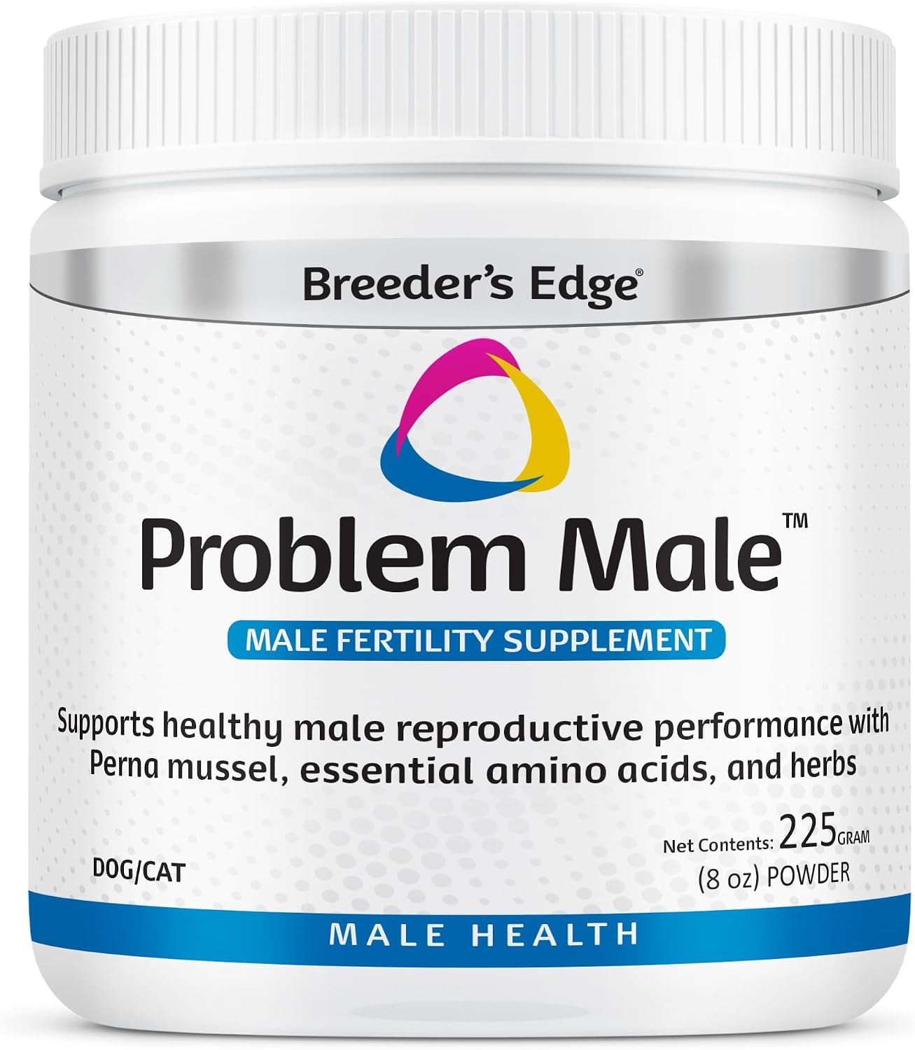 Breeder's Edge Problem Male Powder para Perros y Gatos, 225 g