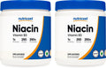 Nutricost Niacina Vitamina B3 en Polvo 500 g (2 Paquetes de 250 g) – 1 g por ración