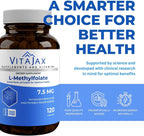 L-Methylfolate 7.5 mg, 120 cápsulas - Vitajax