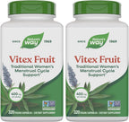 Nature's Way Vitex Fruit (Agnus-castus) - 320 Cápsulas, Vegano