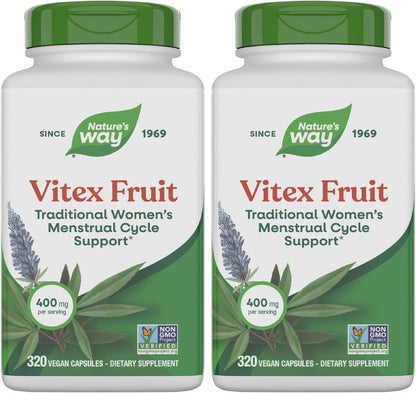 Nature's Way Vitex Fruit (Agnus-castus) - 320 Cápsulas, Vegano – Image 8