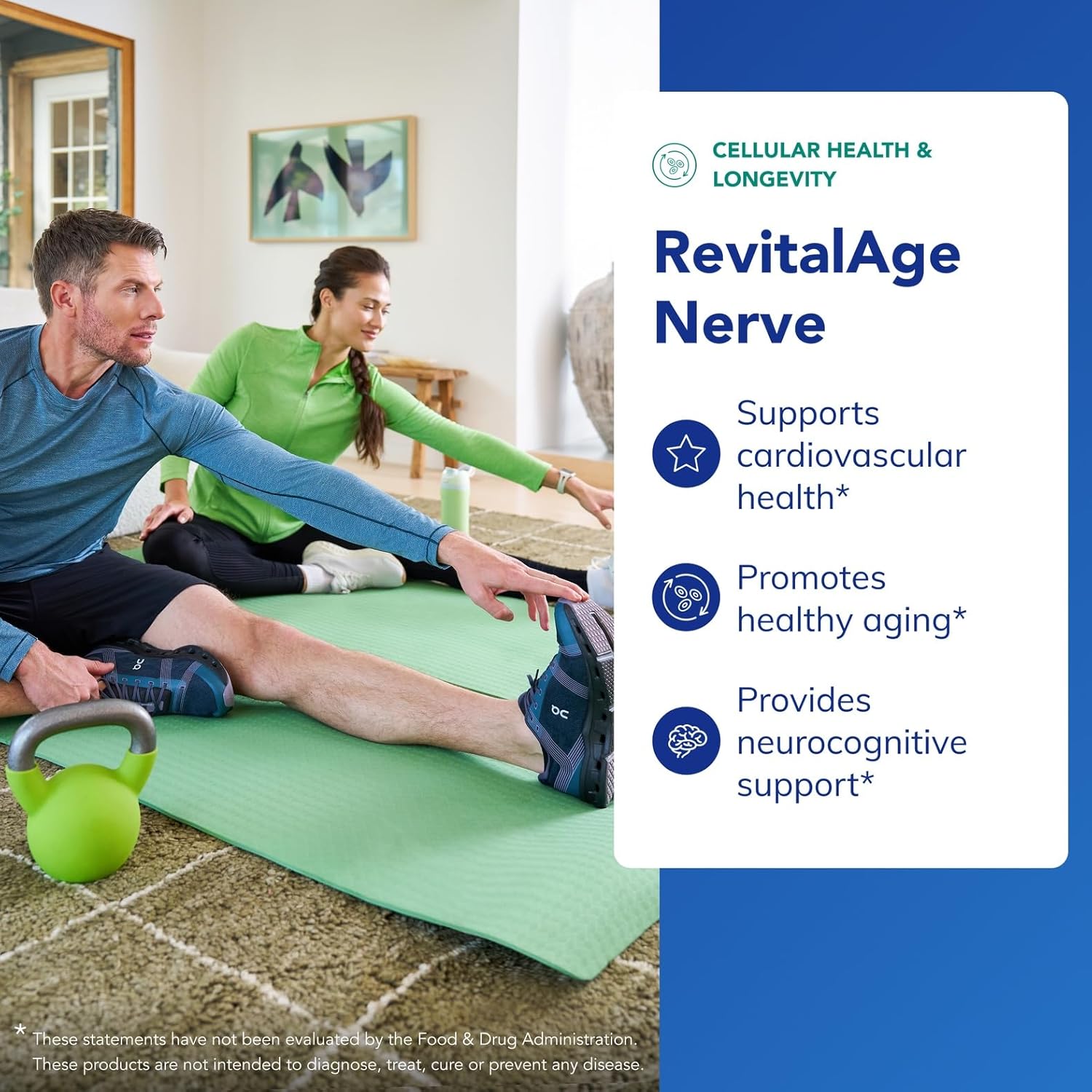 Pure Encapsulations Revita-Age Nerve – Hypoallergenic Supplement for Nerve Health (120 Capsules)