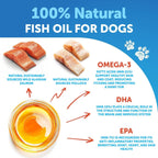 Omega 3 Fish Oil for Dogs - Aceite de Pescado para Perros con EPA y DHA - 236 ml