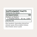 THORNE - Riboflavina 5'-Fosfato - Forma Bioactiva de Vitamina B2 - 60 Cápsulas