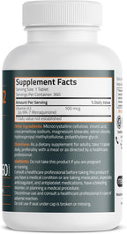 Bronson Vitamina K2 MK-7 100 mcg | 360 Comprimidos | Apoyo Óseo