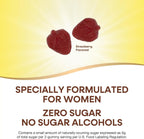 Nature's Way Alive! Zero Sugar Mujeres Multivitamínico Gomitas, Fresa, 80 Gomitas