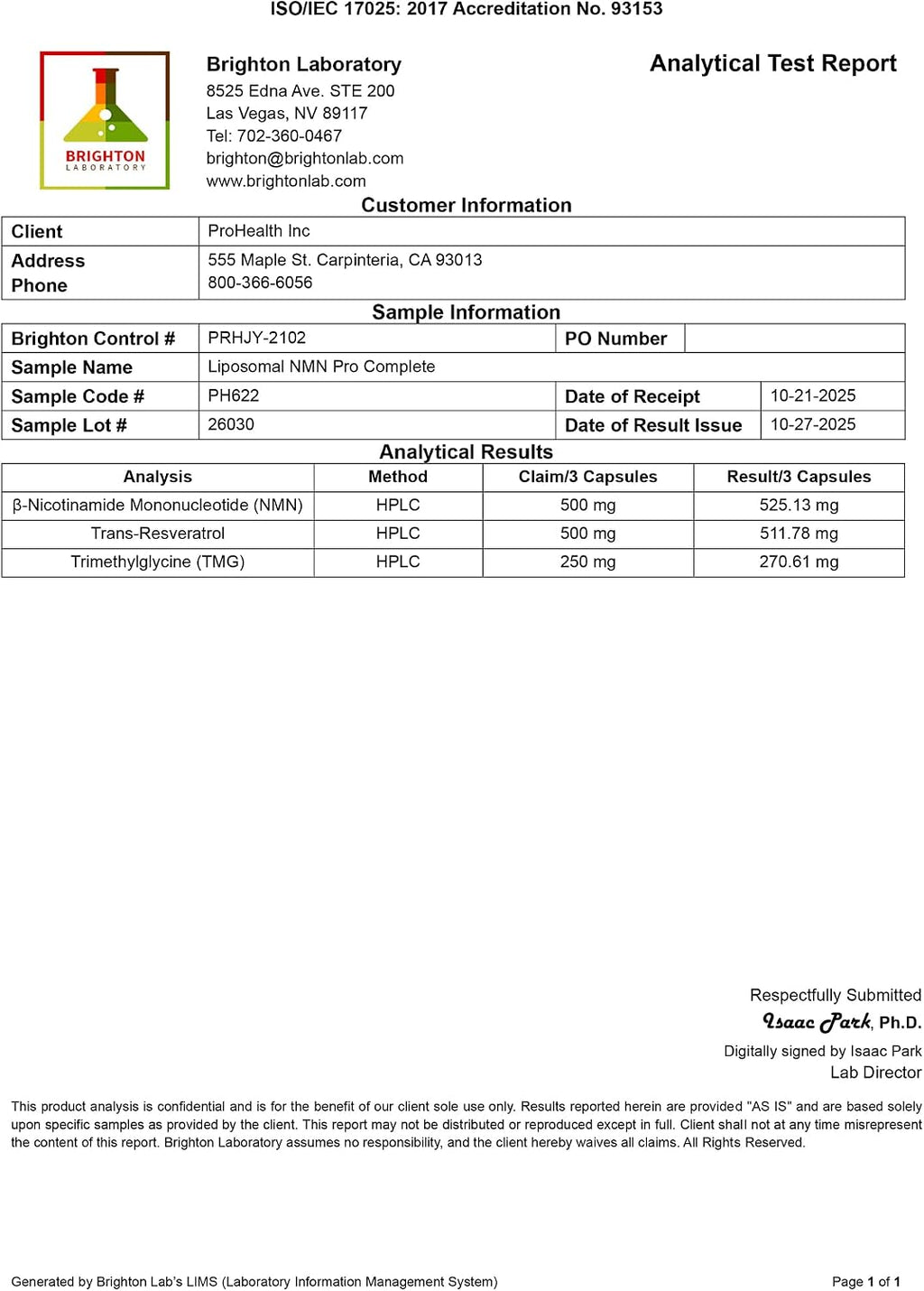 Liposomal NMN Pro Complete (90 Cápsulas) - Liposomal Uthever NMN, Trans-Resveratrol, TMG