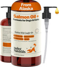 Deley Naturals Aceite de Salmón Salvaje de Alaska para Perros y Gatos - Omega 3, DHA y EPA - 946 ml