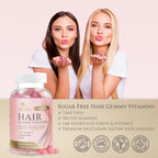 Gominolas de Biotina 5000 mcg Sin Azúcar - Apoyo Nutricional para Cabello, Piel y Uñas - 120 Gominolas Vegetarianas