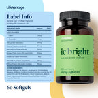 LifeVantage IC Bright – Complemento Visión y Cerebro, 60 Cápsulas Blandas