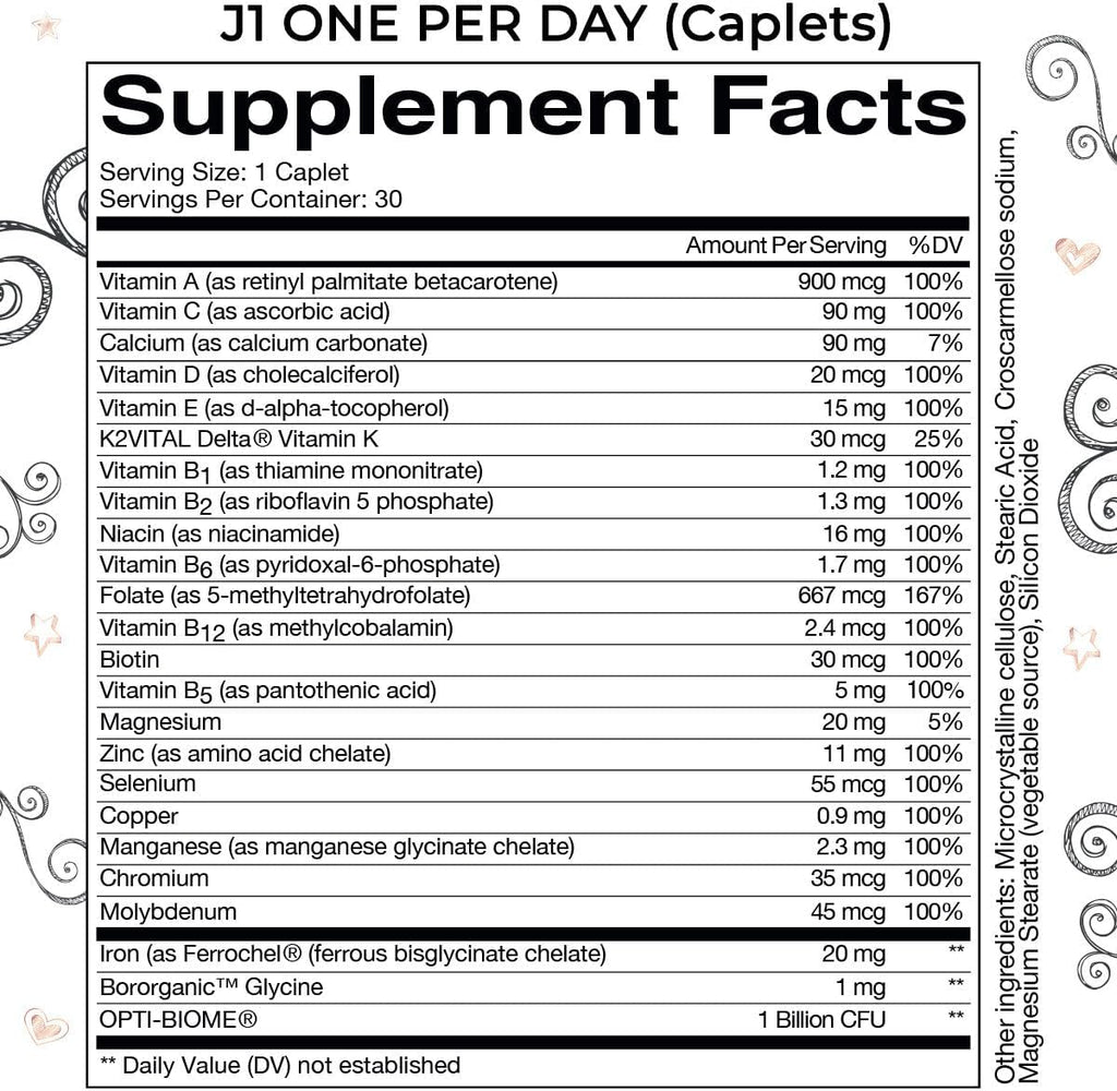 Bariatric Eating J1 Multivitamínico Bariátrico – 30 Comprimidos (Un comprimido al día)