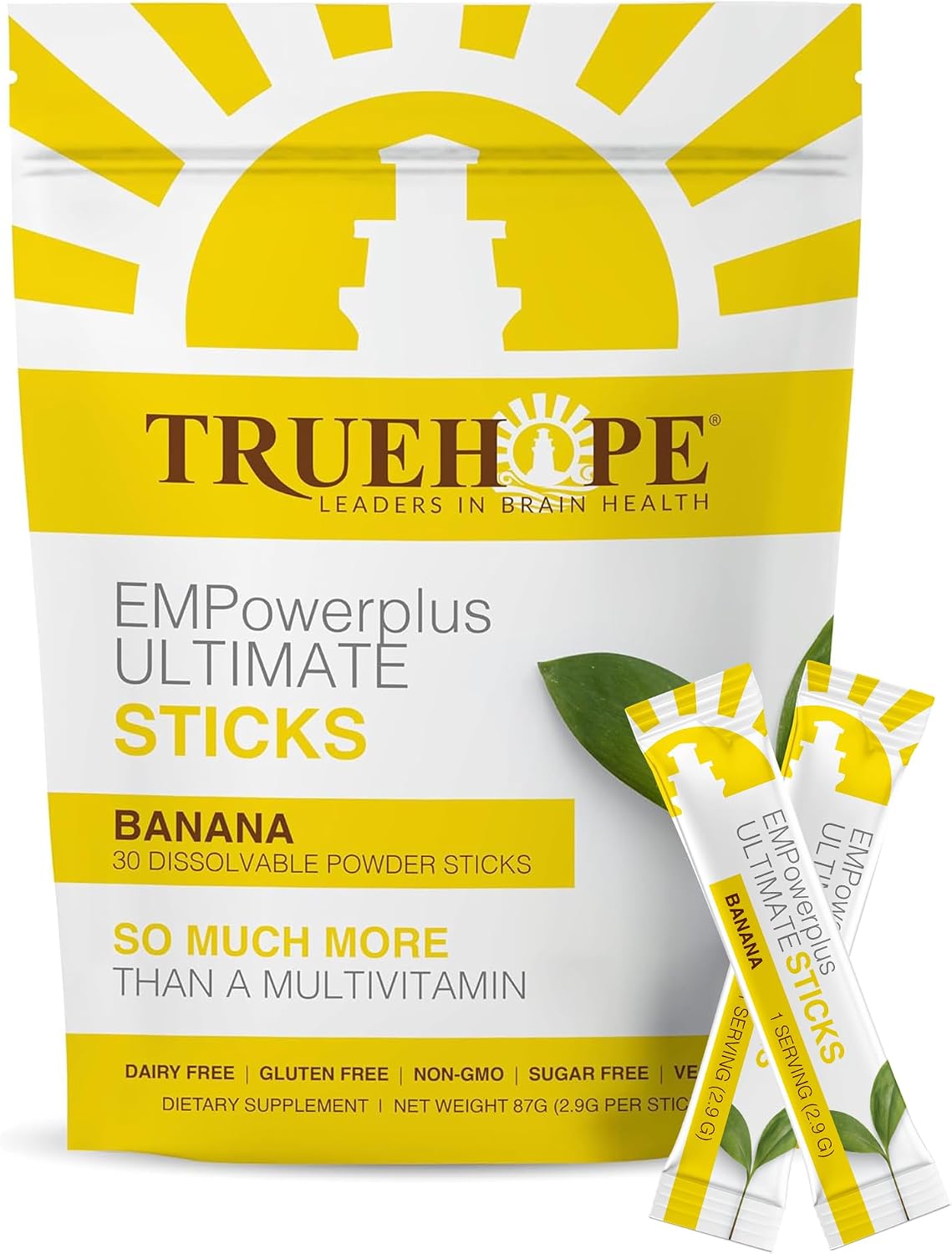 Truehope Multivitamínico Nootropic con Inositol - EMPowerplus Ultimate Sticks - 30 sticks (Tropical)
