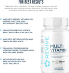 Revive MD Multi-Vitamin Supplement for Men & Women – Complejo Multivitamínico Diario, 150 Cápsulas