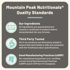 Mountain Peak Adrenal B Complex — Apoyo para el Cortisol con Ashwagandha, Vitaminas B6, B12 y C — Suplemento para el Sistema Endocrino y Nervioso (90 Cápsulas Vegetales)