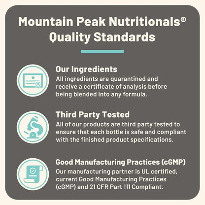 Mountain Peak Nutritionals Fórmula de Apoyo – L-teanina: Aminoácido que promueve la relajación sin somnolencia. – Image 6