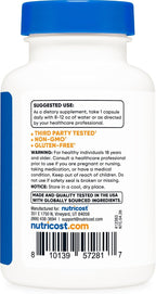 Nutricost Dihydromyricetin (DHM) Cápsulas 350mg, 90 cápsulas - Vegano, Sin Gluten