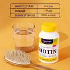 Healthy Origins Biotina 10,000 mcg (10 mg), 360 Cápsulas Vegetales