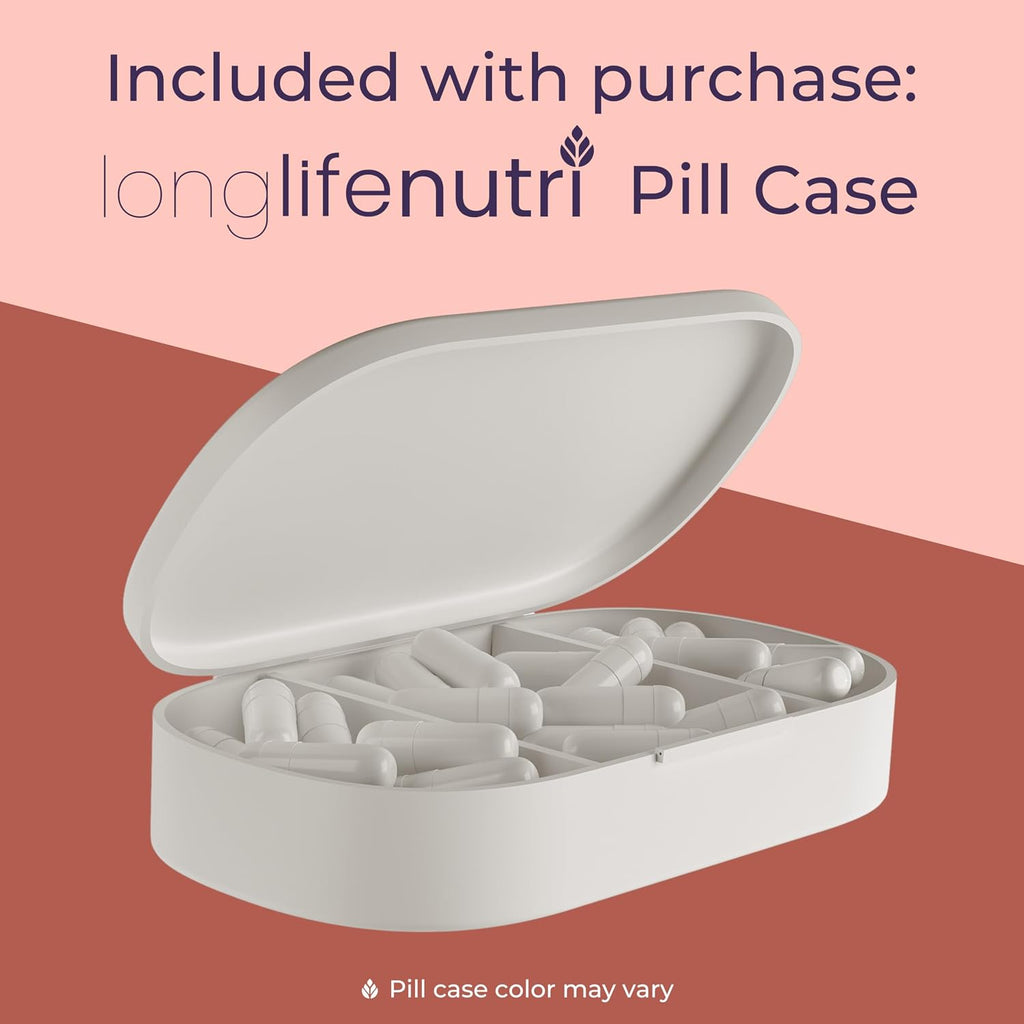 LongLifeNutri Beta Sitosterol 1000mg - Suplemento de Fitoesteroles, 200 Cápsulas Vegetarianas