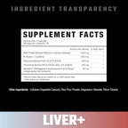 Axe & Sledge Liver+ — Suplemento Hepático con TUDCA, NAC y Cardo Mariano (30 Cápsulas)