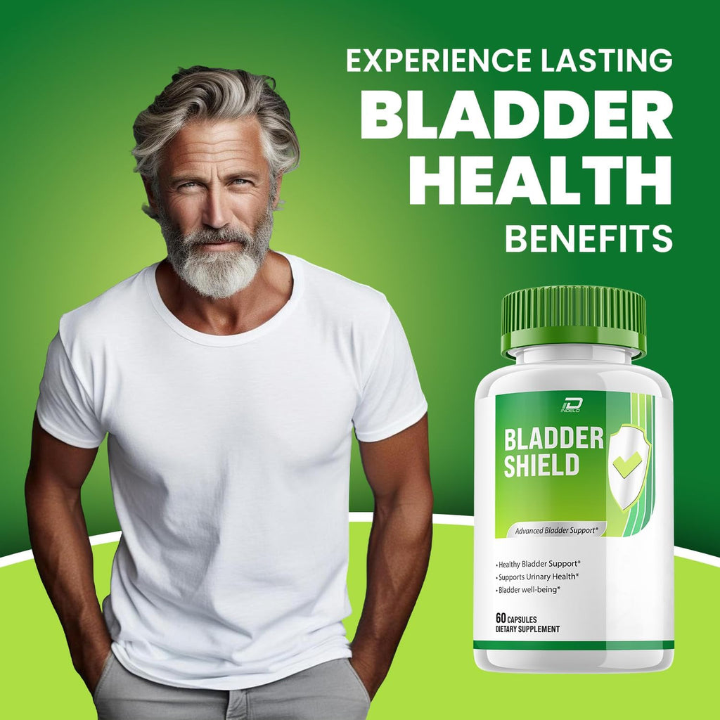 Bladder Shield Suplemento para Hombres, 5 Paquetes (300 Cápsulas)