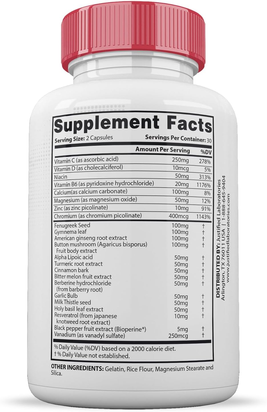 Gluco Renu Extreme 1295 mg – Complemento de apoyo glucémico con cúrcuma, berberina, resveratrol, ajo, melón amargo y cardo mariano – 60 cápsulas