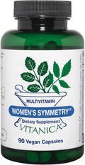 Vitanica Women's Symmetry - High Potency Multivitamin and Mineral for Women, Vegan, 90 Capsules