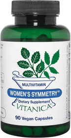 Vitanica Women's Symmetry - High Potency Multivitamin and Mineral for Women, Vegan, 90 Capsules