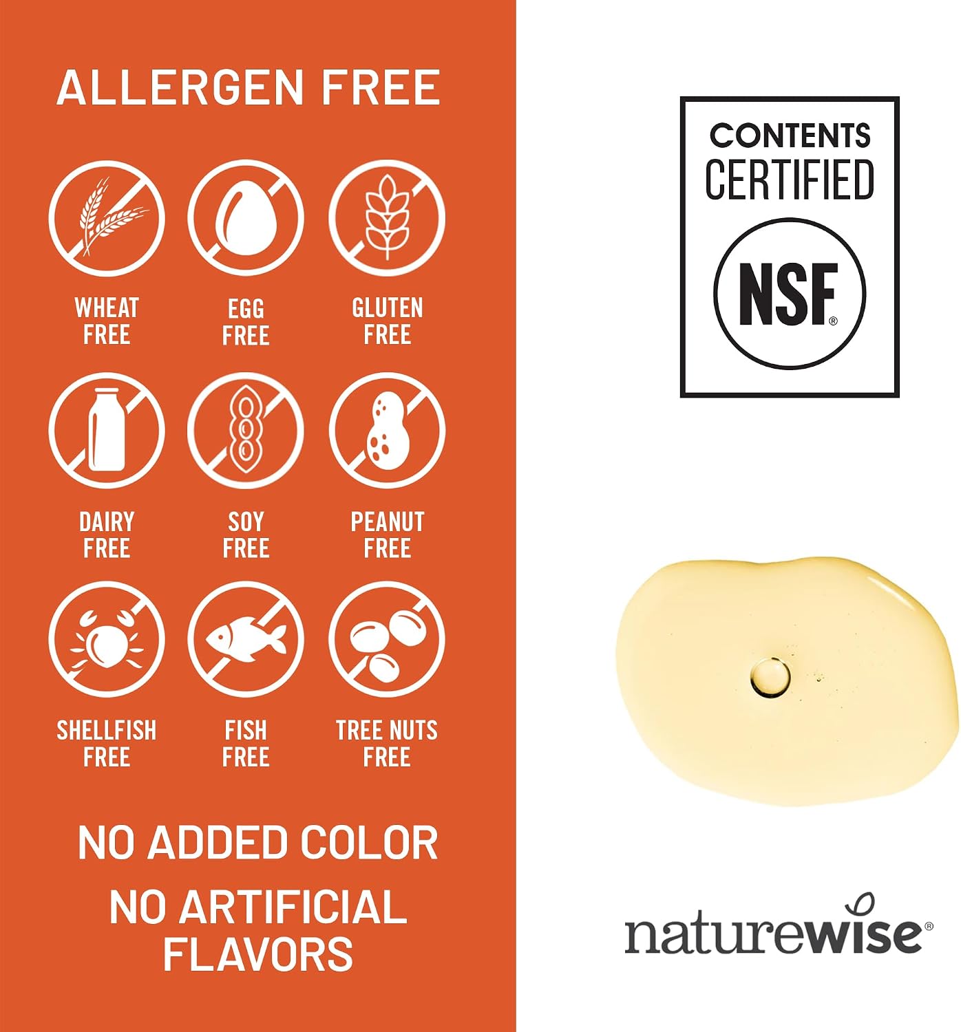NatureWise Vitamina E 400 IU (180 mg DL-Alfa) – 120 Cápsulas Blandas – Sin Gluten, Lácteos ni Soja – Antioxidante No-GMO